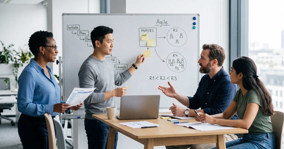 Livraison de projet intranet : agile, waterfall et MVP