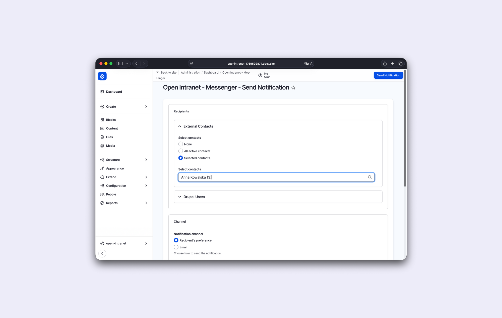 Multi-channel Messenger